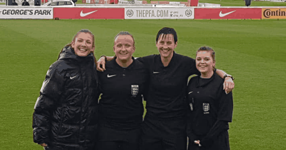 Referee, female & only 5ft 3, does it make a difference?